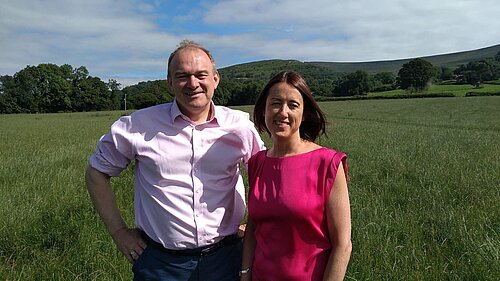 Jane Dodds and Ed Davey